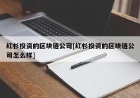 红杉投资的区块链公司[红杉投资的区块链公司怎么样]